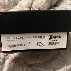 Brand new boys Gucci shoes.